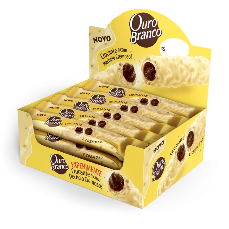 Sonho de Valsa e Ouro Branco apresentam versões sticks de wafer recheados com cobertura crocante Sonho de Valsa e Ouro Branco apresentam versões sticks de wafer recheados com cobertura crocante