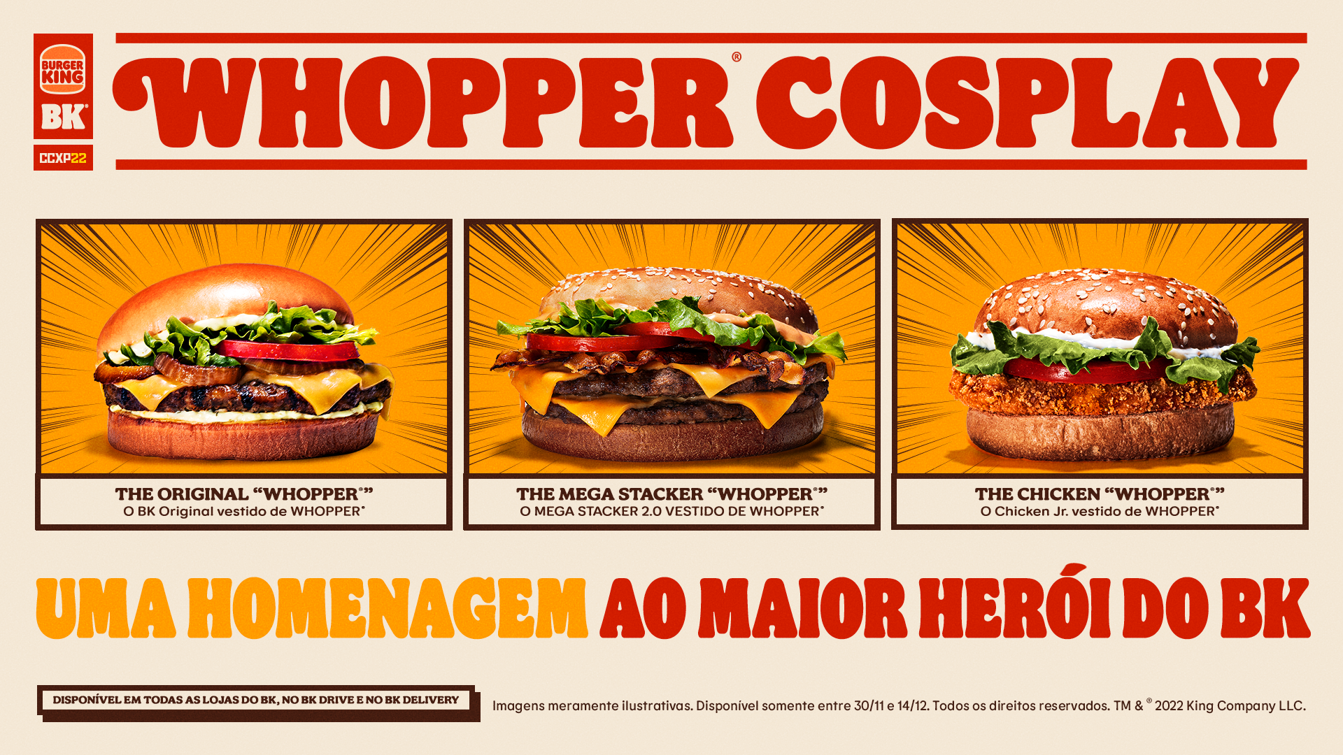 Burger King®  Burger King® Brasil - Cardápios