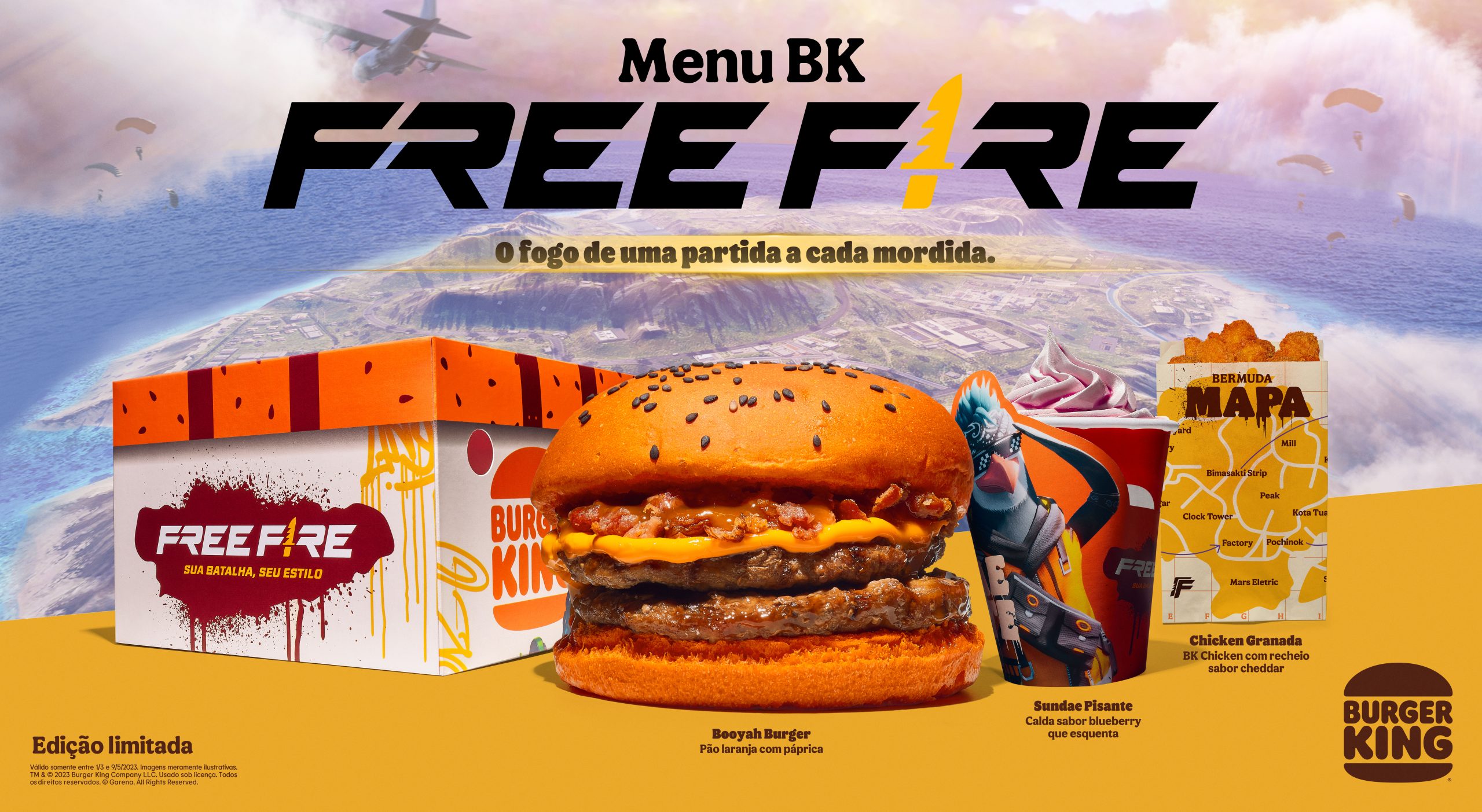 Burger King® apresenta combo Free Fire – CidadeMarketing