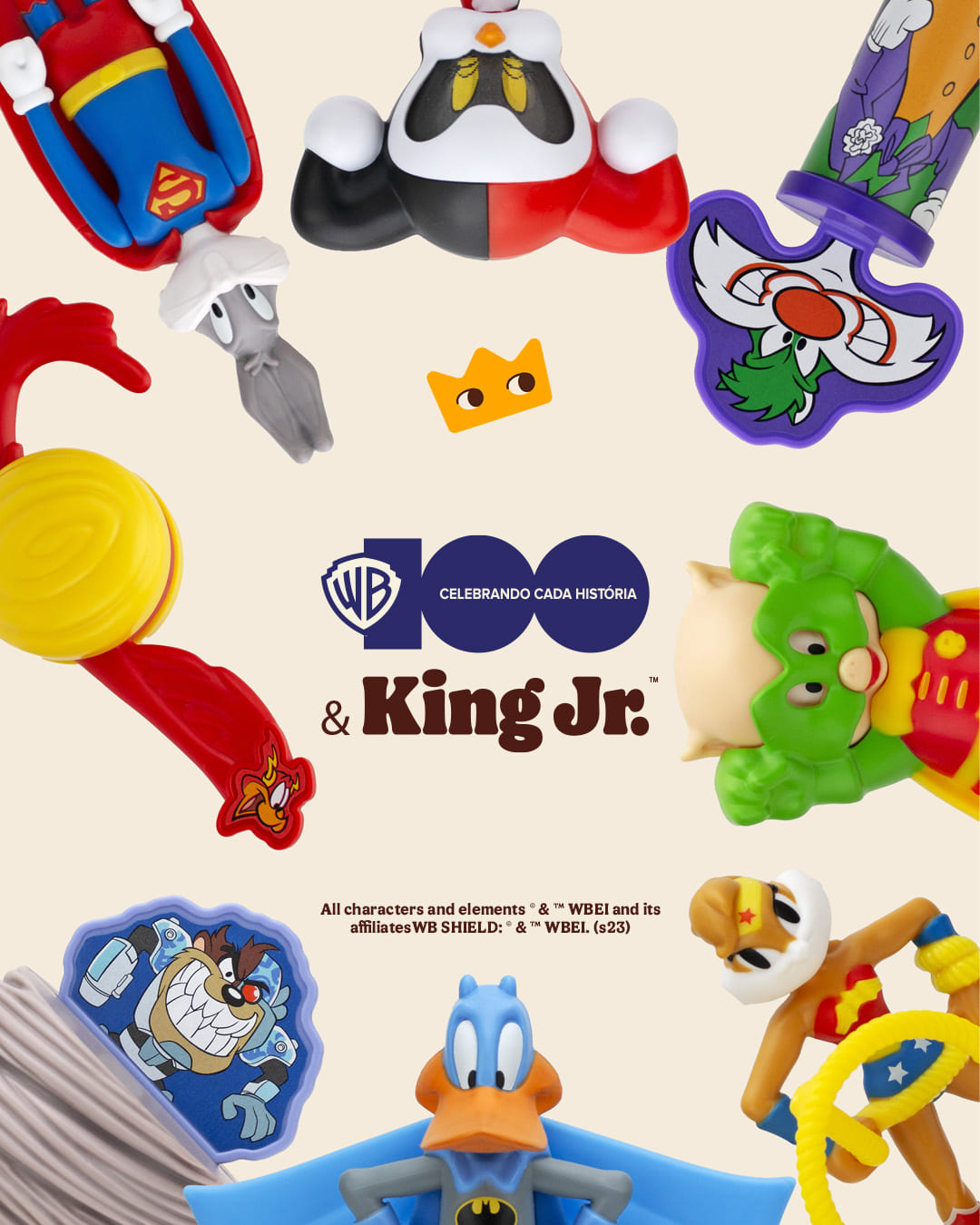 Para celebra os 100 anos da Warner Bros., Burger King lança linha exclusiva  de action figures – CidadeMarketing