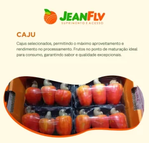 Cajus selecionados, permitindo o máximo aproveitamento e rendimento no processamento.