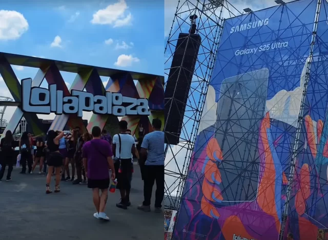Samsung traz ativações imersivas, estande interativo e câmeras do Galaxy S25 nas cabines da roda-gigante oficial do festival