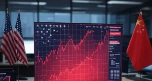 China e EUA entraram em um cenário de guerra comercial.