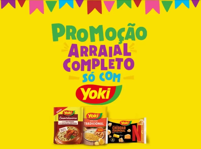 Na compra de qualquer produto da Yoki, os consumidores concorrem ao prêmio.