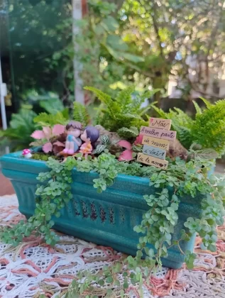 Os projetos dos Jardim em Miniatura são entregues de forma personalizada para esta data especial, com frete gratuito para a cidade de Aracaju.