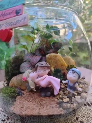 Os projetos dos Jardim em Miniatura são entregues de forma personalizada para esta data especial, com frete gratuito para a cidade de Aracaju.