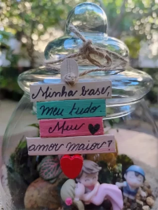 Os projetos dos Jardim em Miniatura são entregues de forma personalizada para esta data especial, com frete gratuito para a cidade de Aracaju.