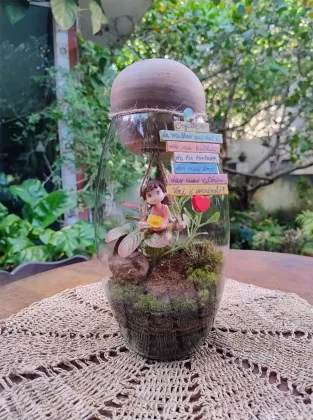 Os projetos dos Jardim em Miniatura são entregues de forma personalizada para esta data especial, com frete gratuito para a cidade de Aracaju.