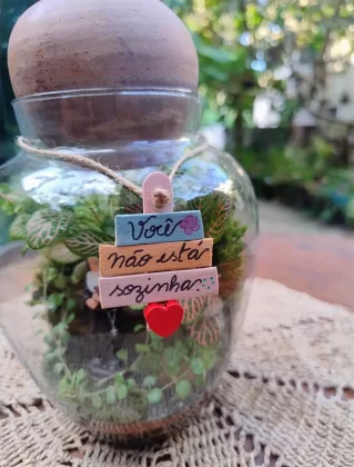 Os projetos dos Jardim em Miniatura são entregues de forma personalizada para esta data especial, com frete gratuito para a cidade de Aracaju.