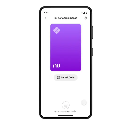 Passo a passo para usar o Pix por aproximação do Nubank.