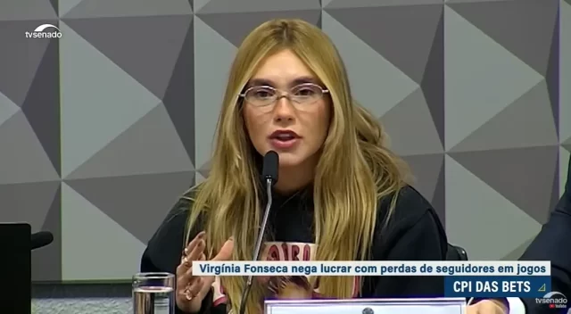 A influenciadora afirmou que já realizou ações publicitárias para a marca Esportes da Sorte e, atualmente, é contratada para divulgar a plataforma Blazer.