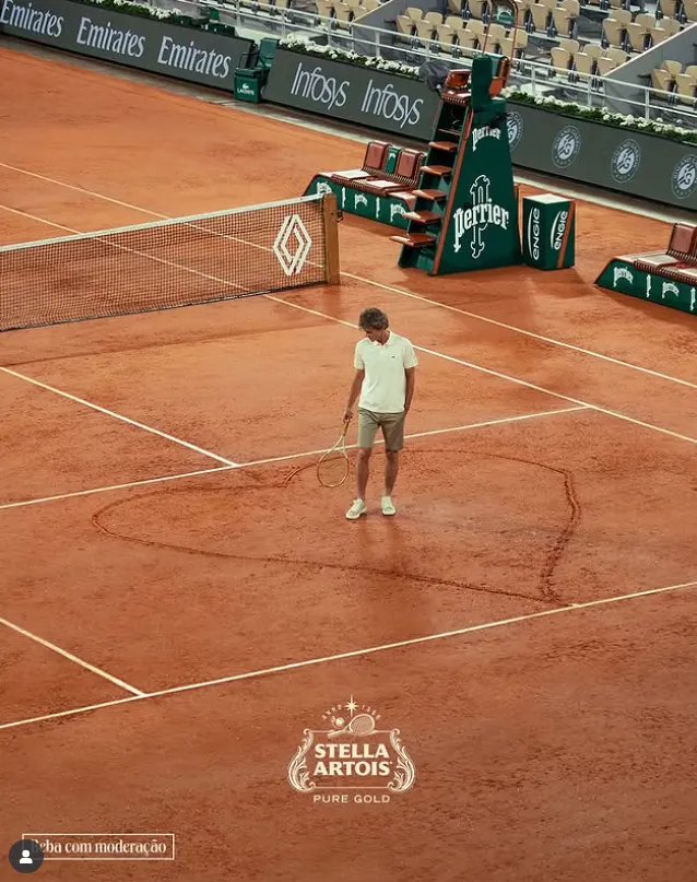 Stella Artois celebra os 25 anos do auge da carreira do ex-número 1 do mundo com filme, homenagem no saibro e parceria inédita