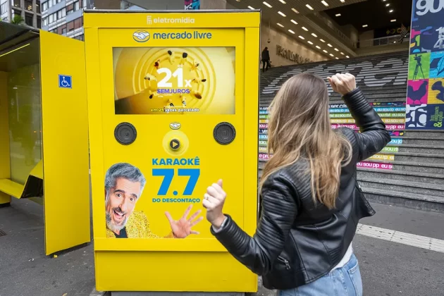 Com ação interativa, e-commerce distribui cupons de desconto em ponto icônico de São Paulo.