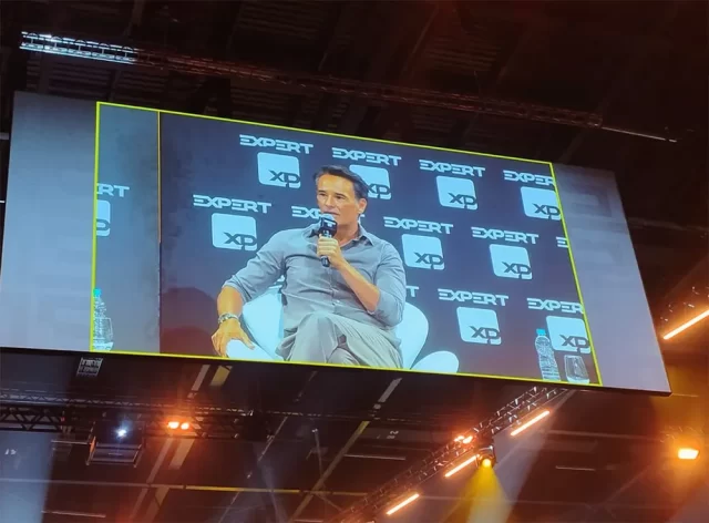 Ator foi um dos destaques do segundo dia do evento, compartilhando aprendizados de sua carreira global e lições sobre reputação, disciplina e propósito.