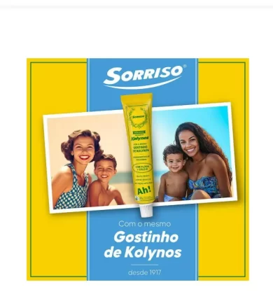 O produto foi referência no segmento de cremes dentais durante a década de 1990.