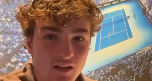 Na casa de Federer, um marco no tênis brasileiro.