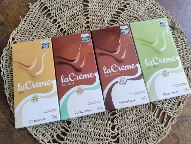Novos produtos incluem Duo Intense, Gold, Gianduia e Pistache