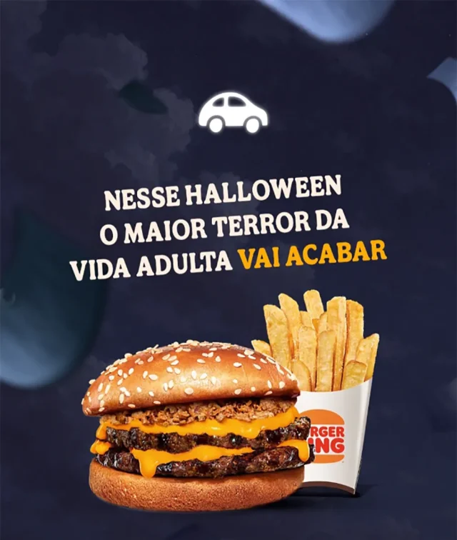 Burger King e Serasa trocam boletos por lanche gratuito no Halloween; Veja como participar