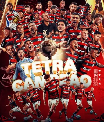 Flamengo é o primeiro tetracampeão brasileiro da Libertadores após vitória sobre o Palmeiras Flamengo vence o Palmeiras por 1 a 0 no Monumental de Lima e se torna o primeiro clube brasileiro tetracampeão da Libertadores. Veja detalhes do jogo, escalações e premiação.