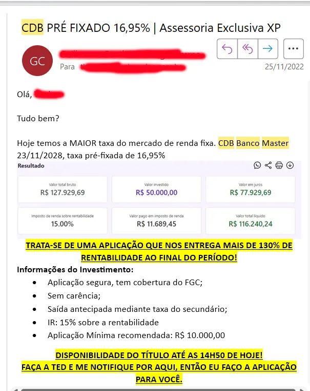 Confira como funciona o processo de pagamento: o liquidante encaminha uma lista com todos os credores e os respectivos valores a serem ressarcidos, já agrupados por CPF ou CNPJ.