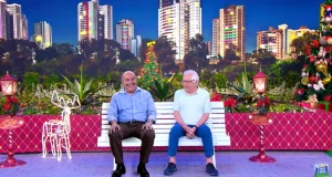 Encontro emocionante entre Carlos Alberto de Nóbrega e seu pai, Manoel de Nóbrega, marca edição histórica do humorístico