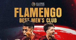 Flamengo é finalista ao prêmio de melhor clube de futebol masculino no Globe Soccer Awards, ao lado de PSG, Barcelona, Chelsea e Liverpool.