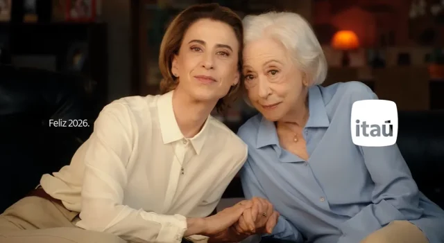Itaú estreia campanha de fim de ano “Olhares” com Fernanda Montenegro e Fernanda Torres e propõe reflexão sobre silêncio, escuta e relações humanas para celebrar a mensagem “Feliz 2026”.