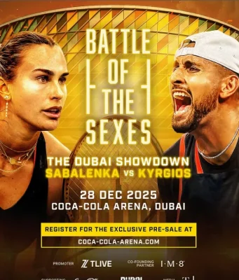 Sabalenka enfrenta Kyrgios na Batalha dos Sexos no Tênis; confira horário e onde assistir Número 1 da WTA enfrenta o australiano Nick Kyrgios em duelo exibicional que reacende debates sobre igualdade no tênis mundial.