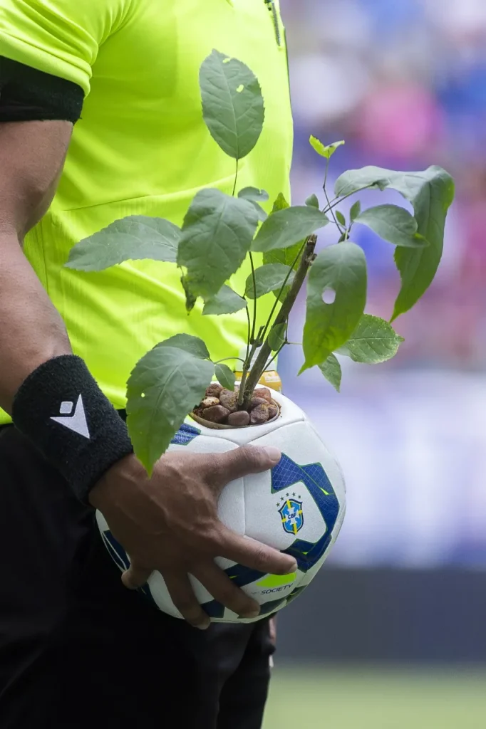 Ação “Torcida Pelo Planeta” mobiliza torcedores na última rodada do Brasileirão 2025 para reflorestamento e protagonismo indígena, com apoio da CBF e Four X Entertainment.
