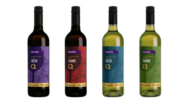 Qualitá, marca exclusiva do GPA, lança nova linha de vinhos de mesa nas versões tinto e branco, seco e suave. Os rótulos chegam para atender diferentes paladares e fortalecer o portfólio da marca, acompanhando o crescimento do consumo de vinhos no Brasil. Disponíveis no Pão de Açúcar, Extra Mercado e aplicativos da rede.