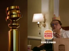 Burger King entra no clima do Globo de Ouro e celebra momento histórico do Brasil Campanha brinca com a ansiedade da noite e reforça a autenticidade da protagonista