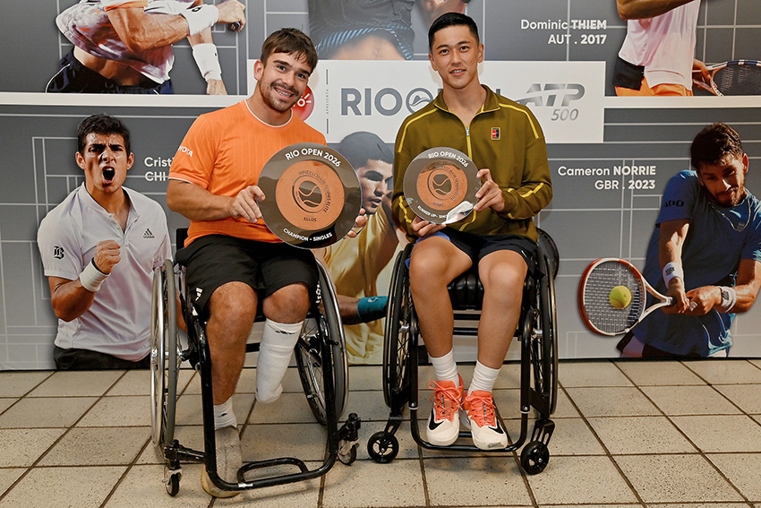 Martín de la Puente conquista título do Wheelchair Tennis Elite no Rio Open 2026.