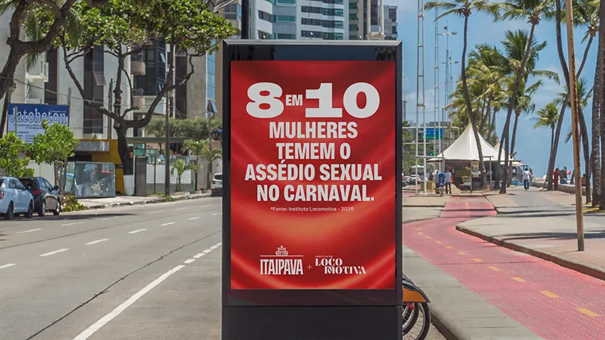Itaipava transforma “Beba com moderação” em alerta contra o assédio no Carnaval 2026 e lança movimento “Nunca assedie. Beba com sabedoria”.