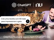 Nubank lança campanha que destaca benefícios do ChatGPT Go Ação destaca parceria com a OpenAI e oferece até um ano gratuito do ChatGPT Go para clientes Nubank Ultravioleta.