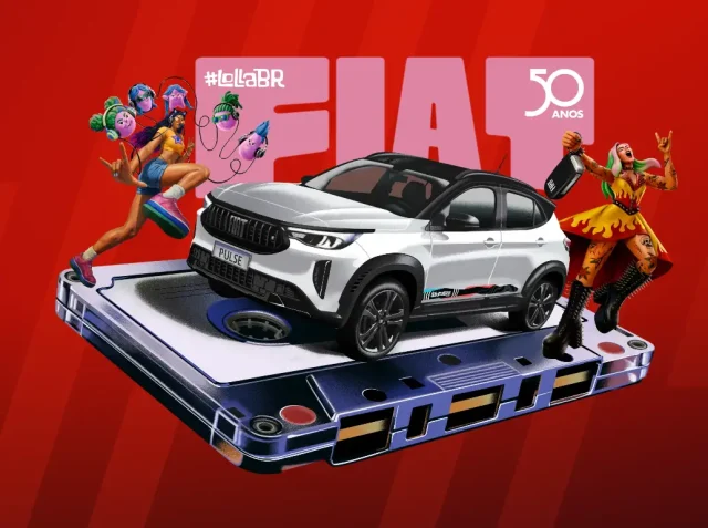 Fiat leva ativações imersivas e experiências interativas para o Lollapalooza Brasil 2026 e transforma fãs em protagonistas durante o festival.