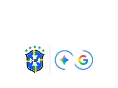 Google fecha parceria com CBF e leva inteligência artificial às seleções brasileiras Logos do Google e da CBF lado a lado representando a parceria oficial de 30 de março de 2026