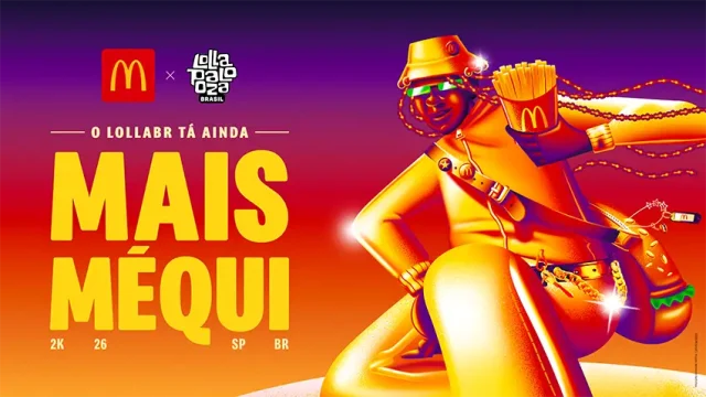 McDonald’s desembarca no Lollapalooza Brasil 2026 com Méquiland e experiências imersivas Programa Meu Méqui oferece benefícios exclusivos durante o evento.