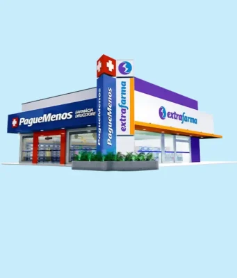 Pague Menos amplia market share para 6,9% e registra crescimento no 4T25 Digital representa 21% da receita e cresce 58%.