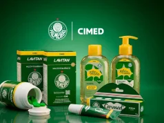 Palmeiras e Cimed lançam linha de produtos licenciados para torcedores Palmeiras e Cimed lançam linha de produtos licenciados com Carmed, Lavitan e outras marcas, ampliando estratégia de conexão com torcedores.