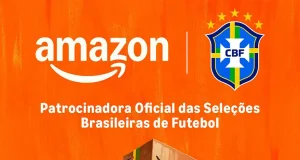 Acordo de dois anos com a CBF inclui seleções masculina, feminina e categorias de base, reforçando estratégia da Amazon no esporte.