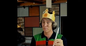Campanha do sanduíche de fraldinha desfiada do Burger King da linha The Kings, lançado em abril de 2026 durante o mês do churrasco, ao preço de R$ 46,90