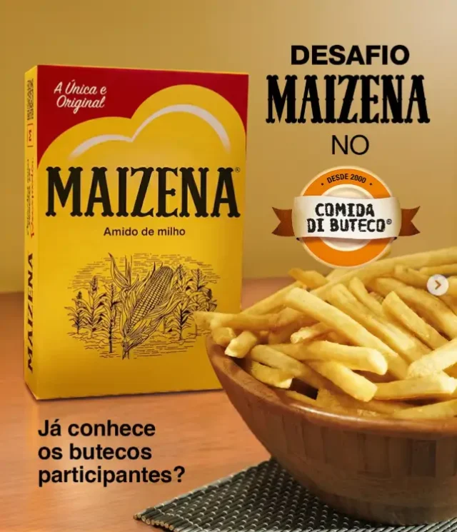 Desafio Maizena reúne 260 botecos no Comida di Buteco 2026, destacando receitas criativas e a versatilidade do ingrediente.