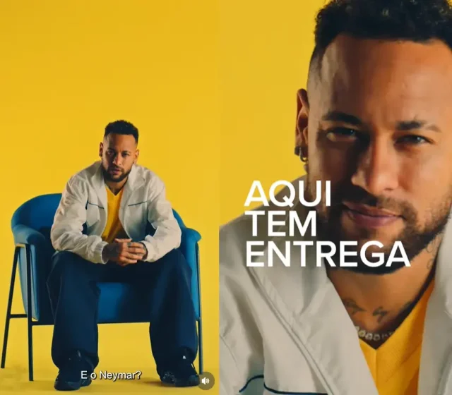 Campanha aproveitou o suspense sobre a presença de Neymar na lista para a Copa do Mundo 2026. Vídeo “Aqui tem entrega” foi lançado na CazéTV e redes sociais após anúncio da convocação.