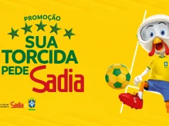Sadia lança promoção “Sua Torcida Pede Sadia” com prêmio final de R$ 100 mil A Sadia lançou a promoção “Sua Torcida Pede Sadia”, com sorteios semanais de R$ 10 mil, prêmios da CBF e prêmio final de R$ 100 mil.