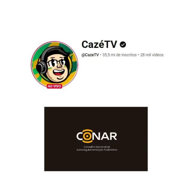 Conar abriu processo contra a CazéTV e anunciantes KTO, Betnacional e Bet365 para apurar publicidade de apostas esportivas durante a Copa do Mundo.
