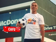Cafu é anunciado como embaixador do McDia Feliz 2026 Cafu é o embaixador do McDia Feliz 2026. A campanha acontece em 22 de agosto e destinará a renda das vendas do Big Mac para projetos de saúde, bem-estar e educação.