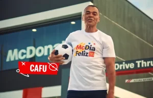 Cafu é anunciado como embaixador do McDia Feliz 2026 Cafu é o embaixador do McDia Feliz 2026. A campanha acontece em 22 de agosto e destinará a renda das vendas do Big Mac para projetos de saúde, bem-estar e educação.