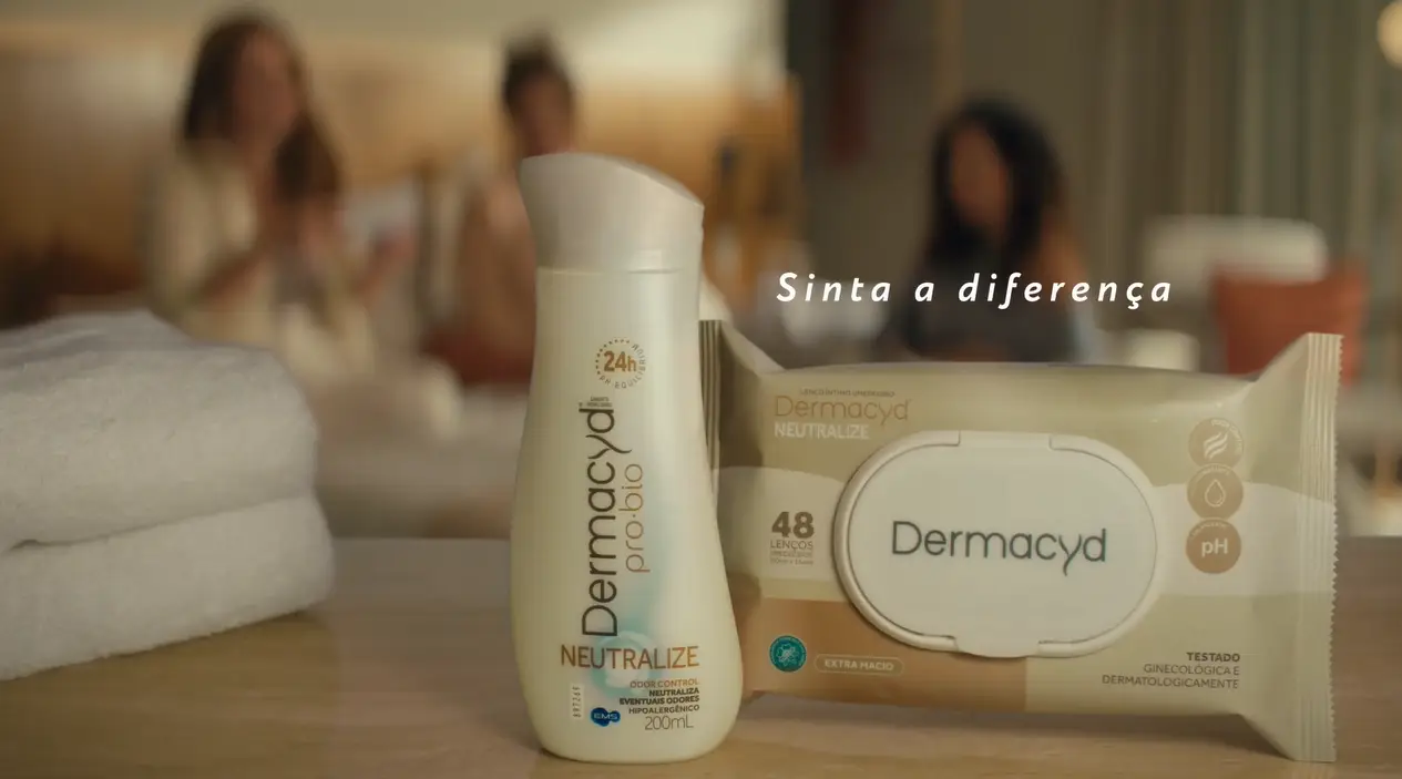 Dermacyd lança nova campanha com Paolla Oliveira e amplia o conceito de intimidade para abordar autocuidado, bem-estar e relações verdadeiras.