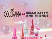 Colorama lança coleção Hello Kitty and Friends com quatro esmaltes inspirados em Hello Kitty, Kuromi, My Melody e Cinnamoroll.