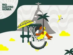 Arte do Rio Gastronomia 2026 destaca parceria entre Banco do Brasil, Elo e Estilo, com ilustração do Rio de Janeiro e identidade do festival gastronômico.